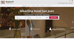 Desktop Screenshot of hotelalbertina.com